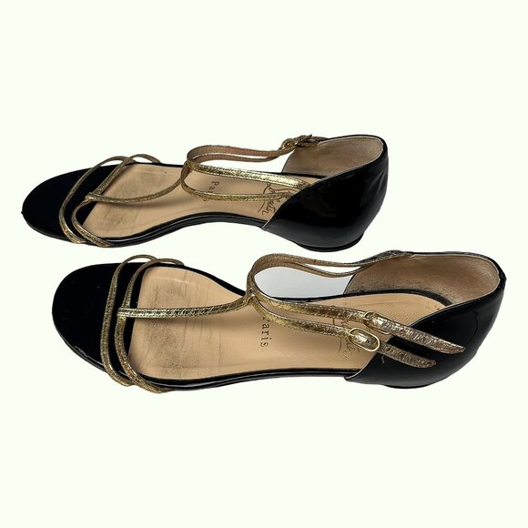 Christian Louboutin Golden Strap Sandals 38.5 EU (8 US) - Picture 10 of 11